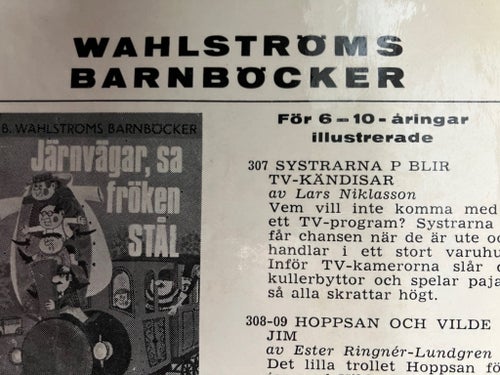 2 st Agent Kajsa + Trollet Hoppsan vill bli berömd Wahlströms Barnböcker