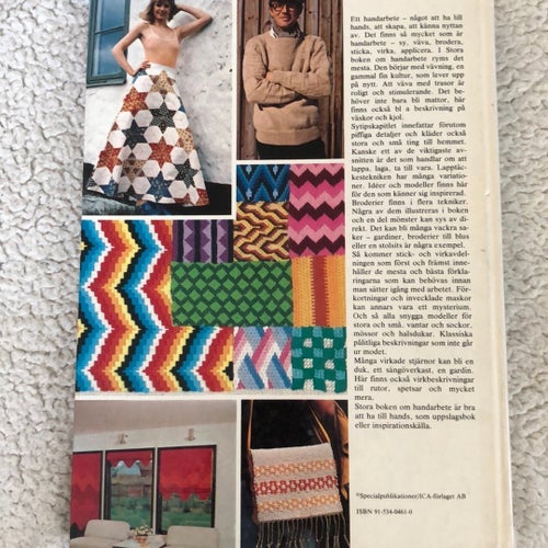 Stora boken om handarbete, ICA bokförlag, 1979