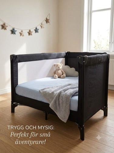 En resesäng är perfekt för äventyr med småbarn