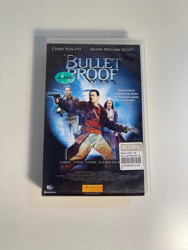 VHS - Bullet Proof Monk - chow Hun-Fat Seann William Scott