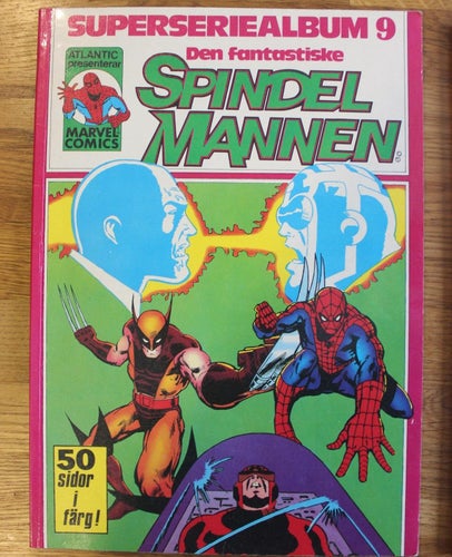 Spindelmannen Superseriealbum nr 9 1982