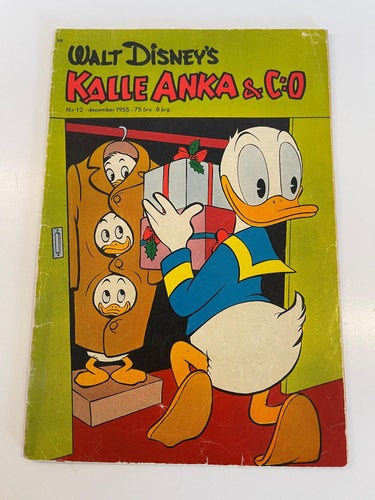 Kalle Anka  , Nr 12     - 1955