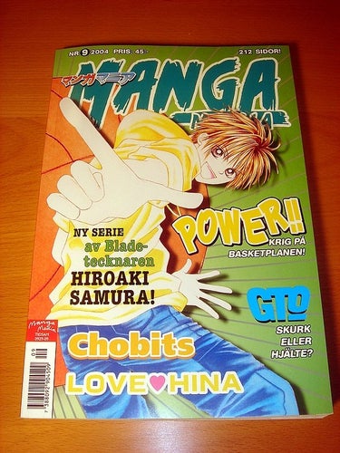 MANGA MANIA (svensk) NY OLÄST Nr 9 2004 !!!