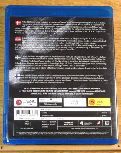 The Keeper Steven Segal Bluray Nyskick!