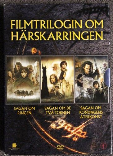 FILMTRILOGIN OM HÄRSKARRINGEN SAGAN OM RINGEN/SAGAN OM DE TVÅ TORNEN/SAGAN OM K