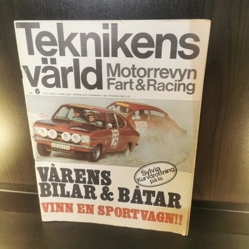 Teknikens Värld Motorrevyn Fart & Racing, nr 6 1968