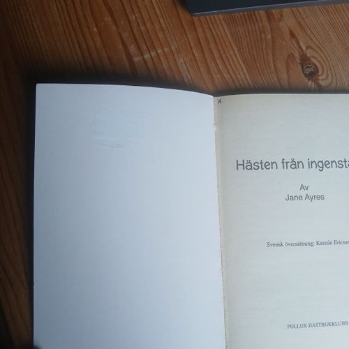 Hästen från ingenstans av Jane Ayres, 1998