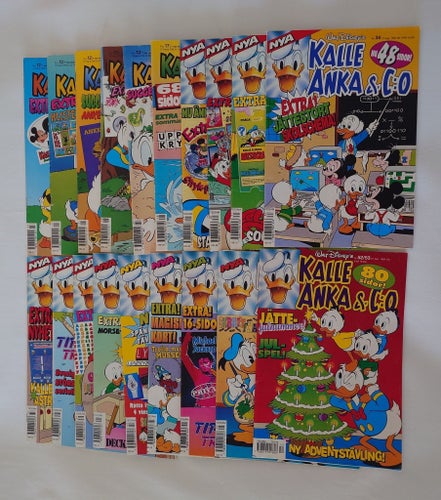 Walt Disneys Kalle Anka från 1992 (19 st)