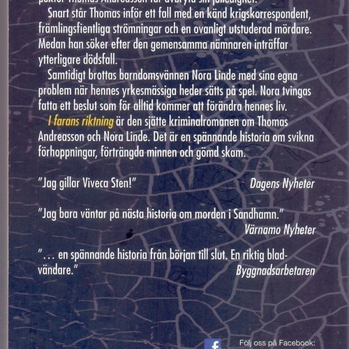 I farans riktning - Viveca Sten - 2014