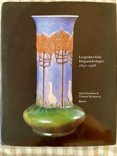 LERGODSET FRÅN HÖGANÄSBOLAGET 1832-1926 KONSTHANTVERK KONSTBOK KERAMIK KONST BOK