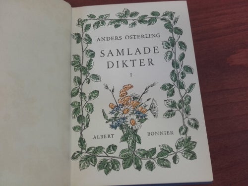 Samlade Dikter I av Anders Österling, 1945