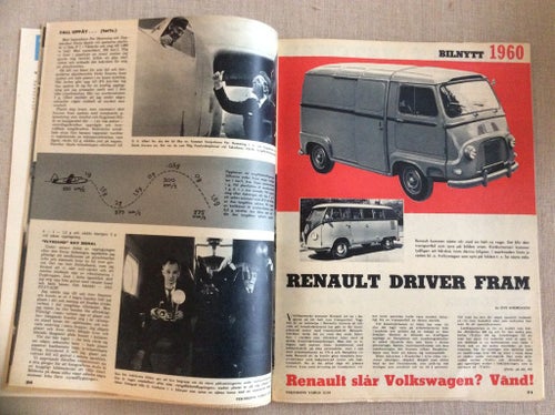 Teknikens värld Nr 13 1959 Renault Transport,A 3 Kristanstad,Studebaker Lark