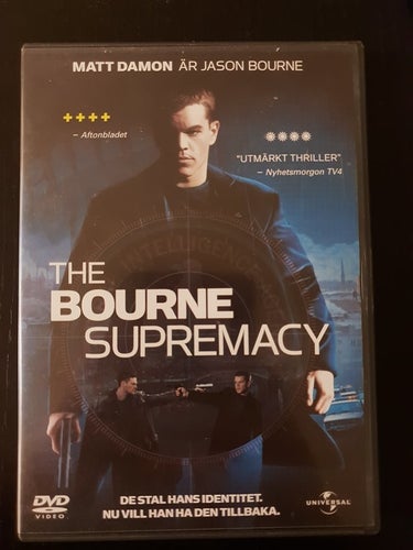 The Bourne Supremace DVD