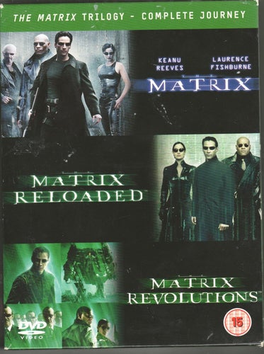 DVD - THE MATRIX TRILOGY - 3 DISC