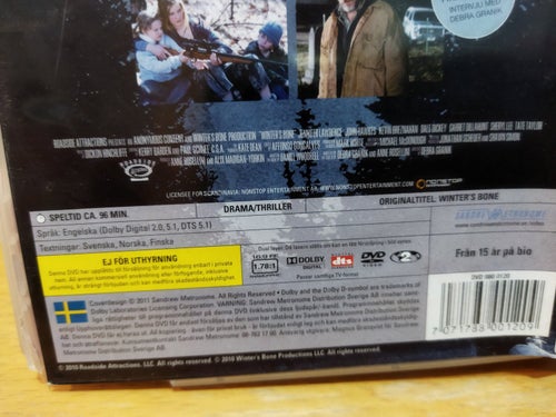 Winter's Bone. Jennifer Lawrence, Debra Granik. DVD