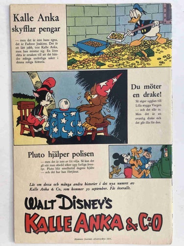 Walt Disney´s Serier - 1955:9 VG-FN