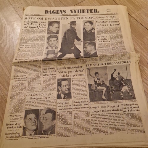 Dagens Nyheter Måndagen den 6 Oktober 1952