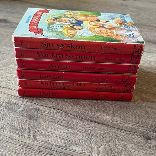 Wahlströms Klassiker - 6 böcker