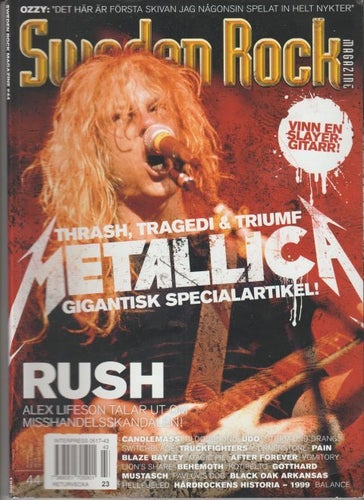 Sweden Rock Magazine #44. Maj/Juli 2007. VF (Very Fine)