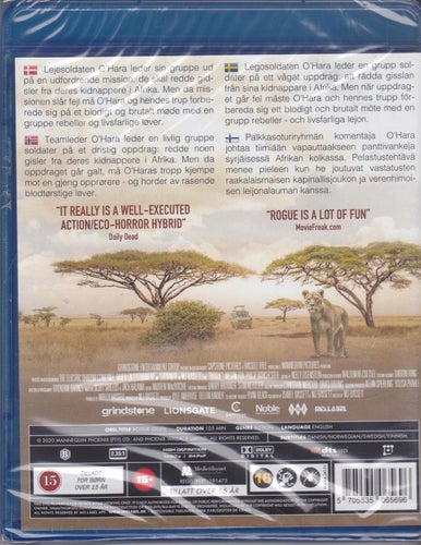 BluRay / Rogue / Megan Fox, Philip Winchester / Ny & Inplastad