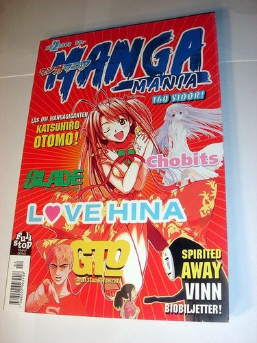 MANGA MANIA (svensk) NY OLÄST Nr 2 2003