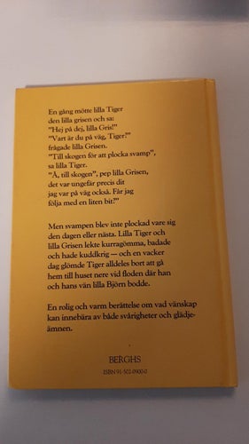 LILLA TIGER PÅ VILLOVÄGAR JANOSCH TRYCKT 1988 FINT SKICK