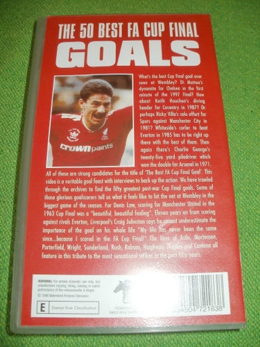 The 50 Best FA Cup Final Goals (VHS)