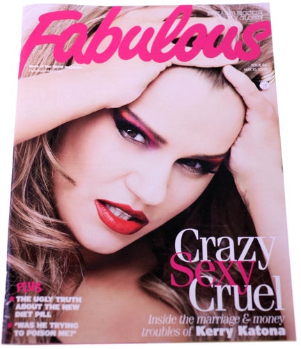 Fabulous magazine-May 10th 2009-Kerry Katona front cover-English issue-NEW-114g