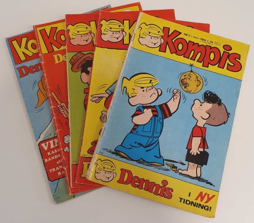 Kompis (Dennis) 1969-1970 / GD till GD/VG / lässkick