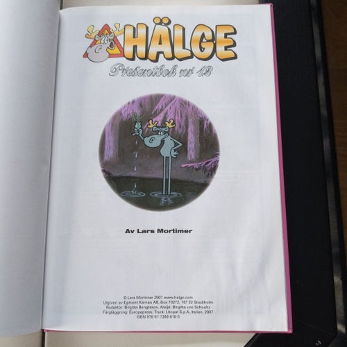 Hälge Presentbok nr 12 av Lars Mortimer, 2007