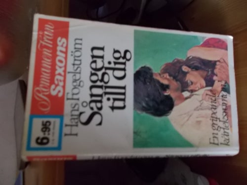 INBUNDEN BOK HANS FOGELSTRÖM SÅNGEN TILL DIG EN GRIPANDE KÄRLEKSROMAN