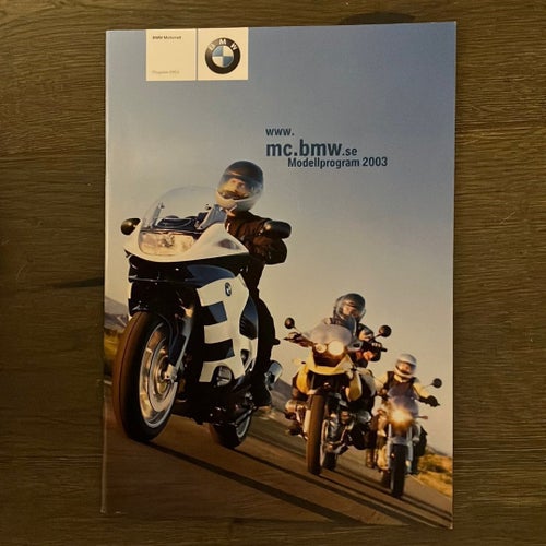 BMW Motorrad Modellprogram 2003 Broschyr