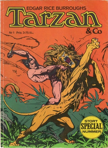 Tarzan & Co. Nr 1 1971 av Edgar Rice Burroughs