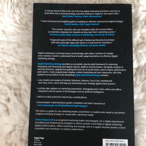 Digital Marketing Strategy av Simon Kingsnorth, 2nd Edition