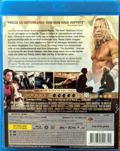 The Wrestler, svensk utgåva med svensk text