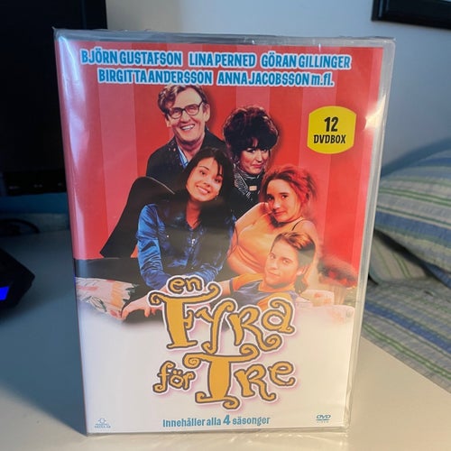 En Fyra För Tre - 12 DVD - Hela serien, Säsong 1-4 - Ny Inplastad