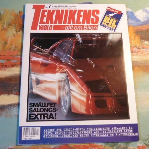 TEKNIKENS VÄRLD, 16/03 1988, NR 7,