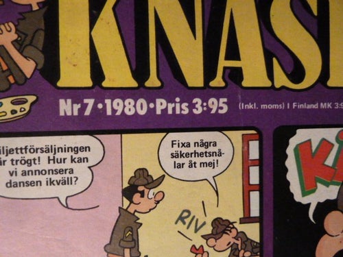 KNASEN, NR 7-1980, TIDNING