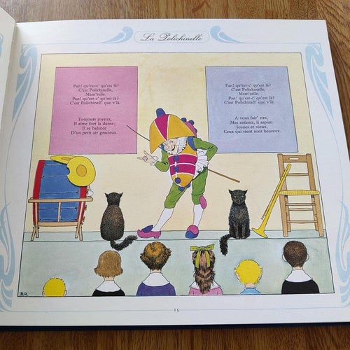 Chansons de France pour les petits enfants (inb) fint illustrerad