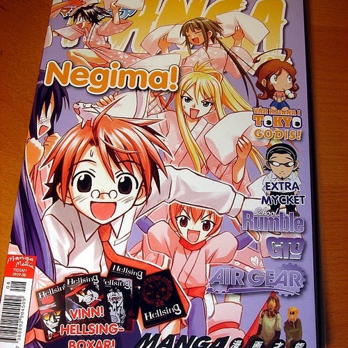 MANGA MANIA (svensk) NY OLÄST Nr 8 2006 !!!