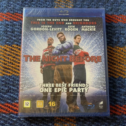 Inplastad - the Night Before | Blu-ray | Seth Rogan Joseph Gordon-Levitt
