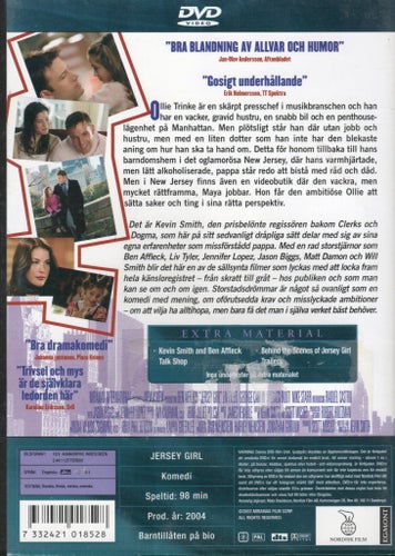 DVD: Jersey Girl med Ben Affleck och Liv Tyler