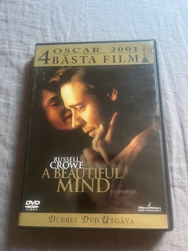 DVD - A BEAUTIFUL MIND "DUBBEL DVD UTGÅVA - SÖNDAGSFILMEN