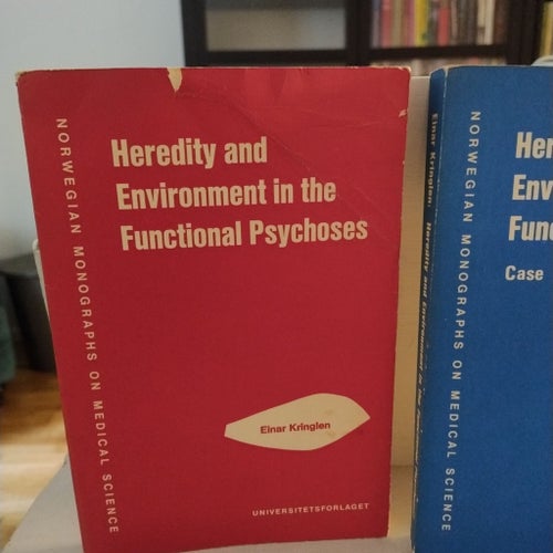 Heredity and Environment in the Functional Psychoses (1967) – Einar Kringlen