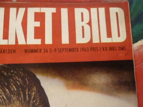 NYA FOLKET I BILD, NR 36 - 1963, TIDNING