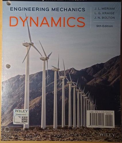 Engineering Mechanics: Dynamics / J. L. Meriam, L. G. Kraige, J. N. Bolton