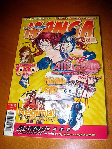 MANGA MANIA (svensk) NY OLÄST Nr 6 2006 !!!