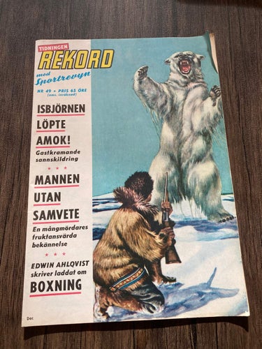 Tidningen Rekord med Sportrevyn nr 49 1963