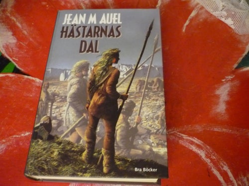 BOK, 2 STYCKEN BÖCKER AV JEAN M AUEL, MAMMUTJÄGARNA, HÄSTARNAS DAL