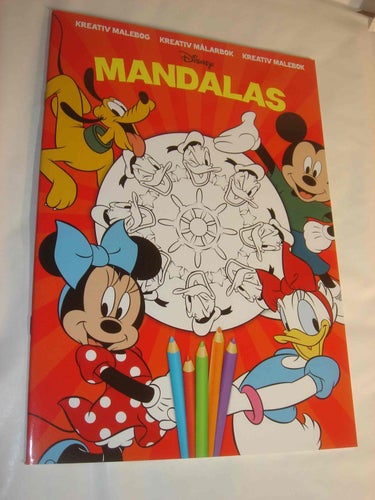 Disney Mickey & Friends Mandalas MÅLARBOK NY OLÄST